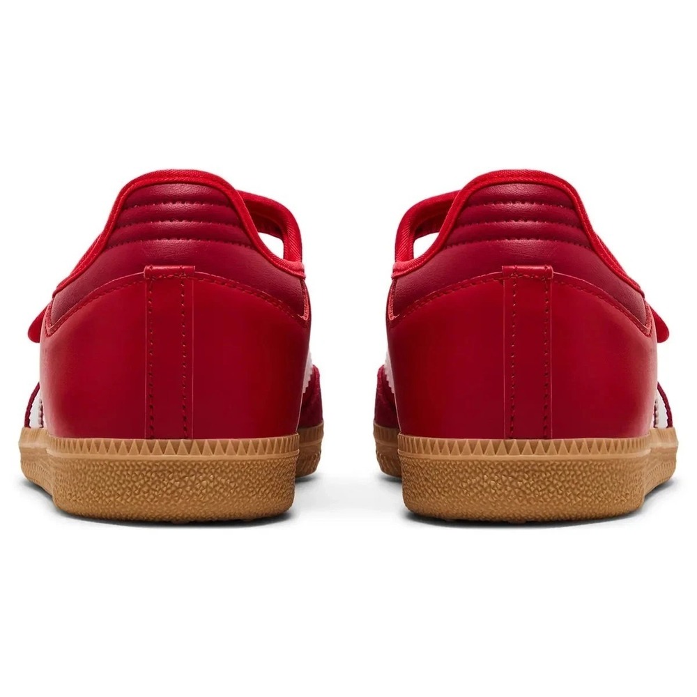 adidas Samba Jane Womens Size 10 Scarlet White Gum Shoes JQ6446  NEW - Picture 4 of 5